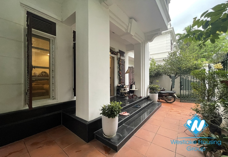 Large house for rent in D block, Tay Ho, Hanoi